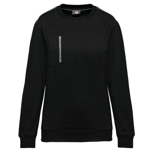 Sweat-shirt Day To Day zip poche contrastée unisexe – Image 77