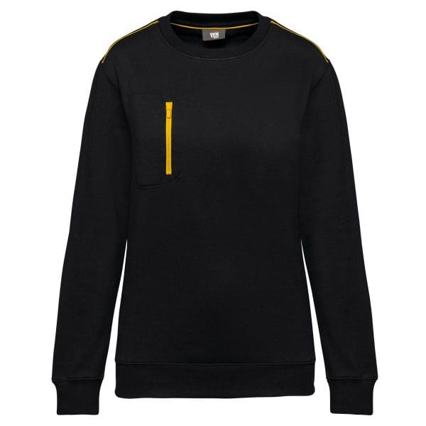Sweat-shirt Day To Day zip poche contrastée unisexe – Image 95