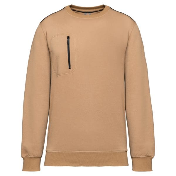 Sweat-shirt Day To Day zip poche contrastée unisexe – Image 113