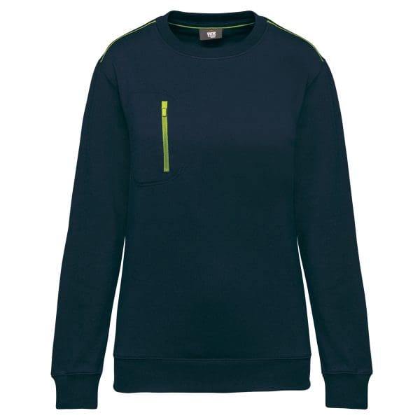 Sweat-shirt Day To Day zip poche contrastée unisexe – Image 131