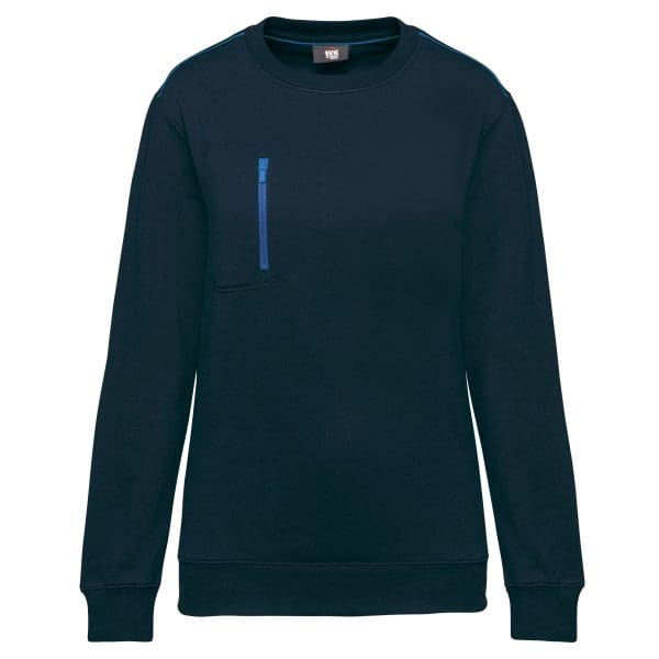 Sweat-shirt Day To Day zip poche contrastée unisexe – Image 149