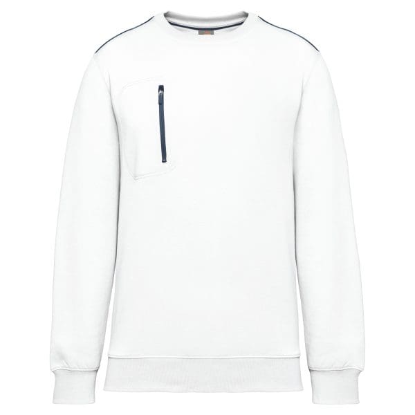 Sweat-shirt Day To Day zip poche contrastée unisexe – Image 185
