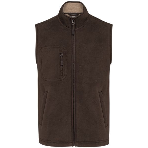 Bodywarmer polaire avec intérieur sherpa unisexe – Image 36