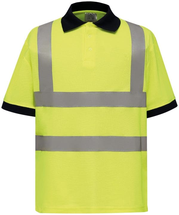 Polo manches courtes haute visibilité – Image 4