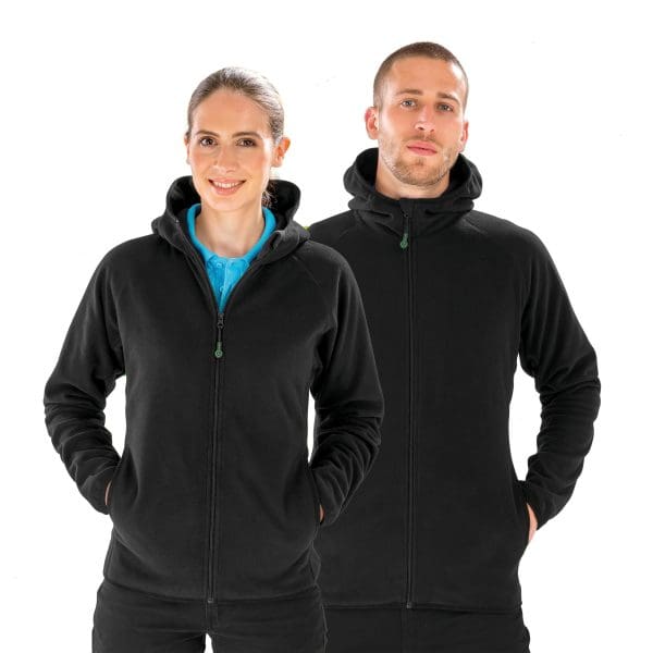 Veste à capuche en micropolaire recyclée – Image 4