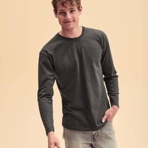 T-shirt homme manches longues Valueweight (61-038-0)