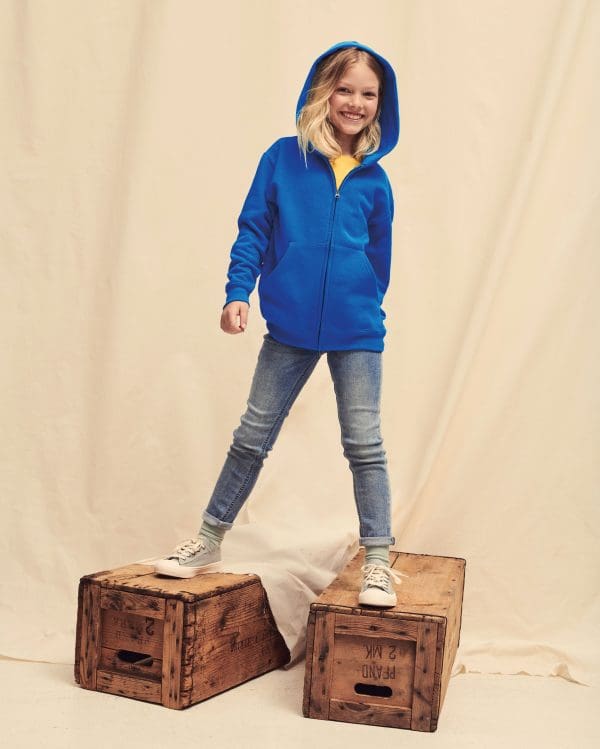 Sweat-shirt enfant zippé capuche Classic (62-045-0)