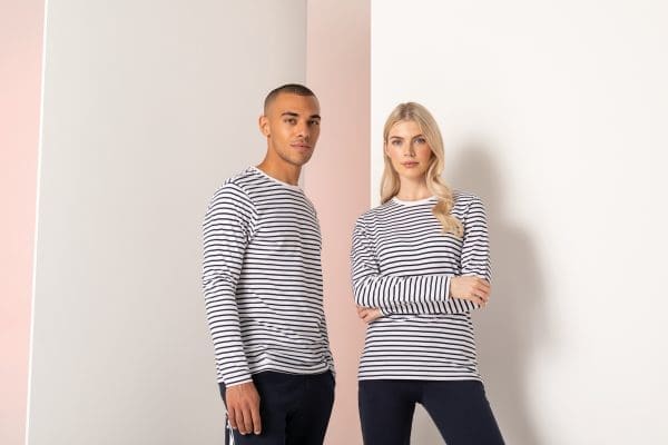 T-shirt rayé manches longues