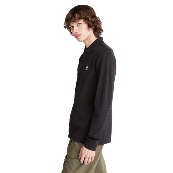 Polo LS piqué slim – Image 4