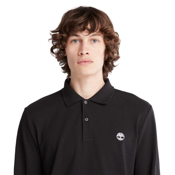 Polo LS piqué slim – Image 5