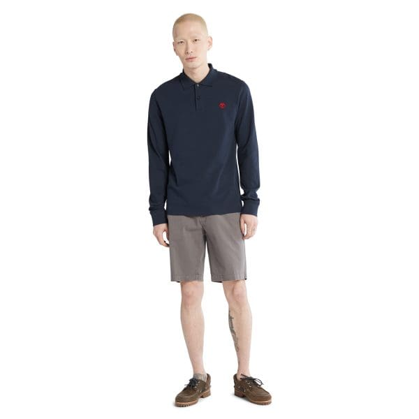 Polo LS piqué slim – Image 7