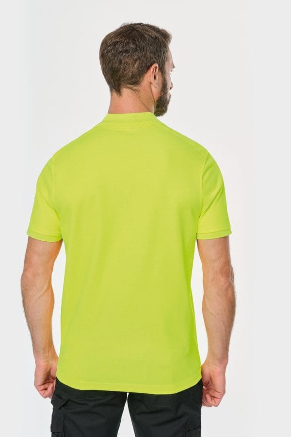 Polo unisexe écoresponsable coton/polyester – Image 4