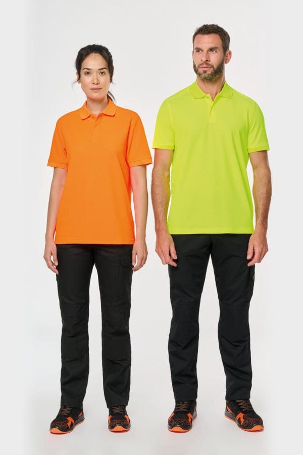 Polo unisexe écoresponsable coton/polyester – Image 12