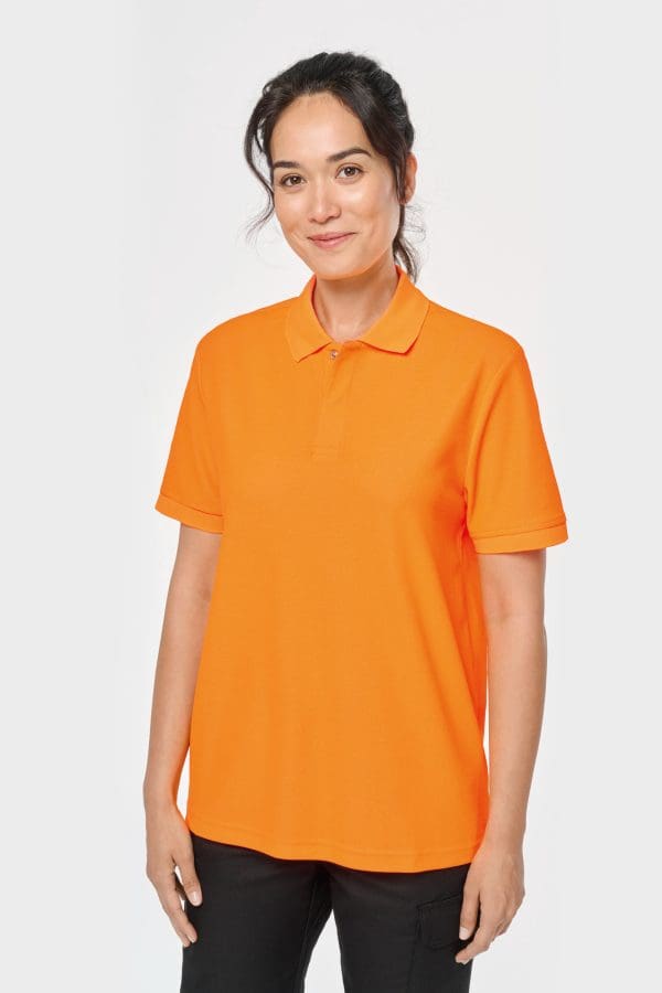 Polo unisexe écoresponsable coton/polyester – Image 6