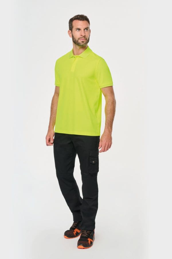 Polo unisexe écoresponsable coton/polyester – Image 9
