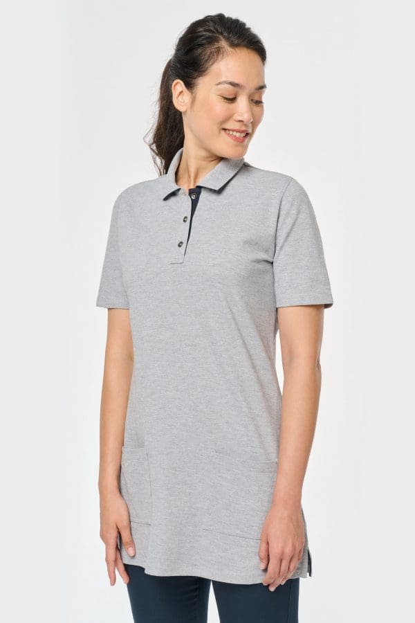 Polo long manches courtes femme – Image 4