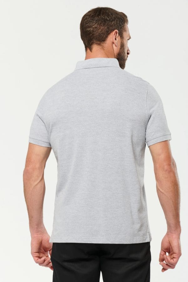 Polo col boutons pression manches courtes homme – Image 3
