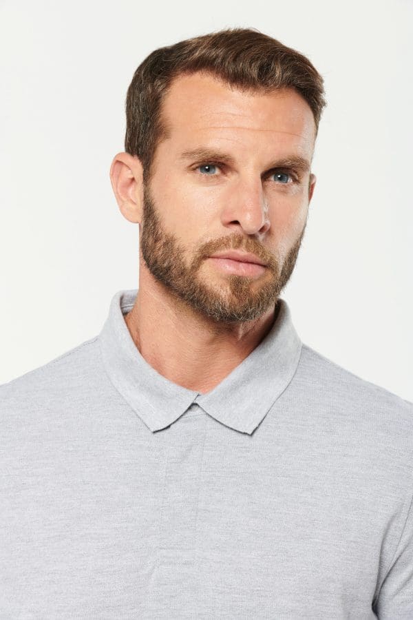 Polo col boutons pression manches courtes homme – Image 9