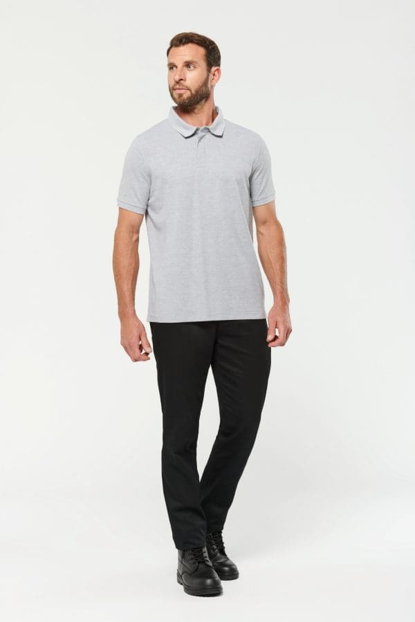 Polo col boutons pression manches courtes homme – Image 7