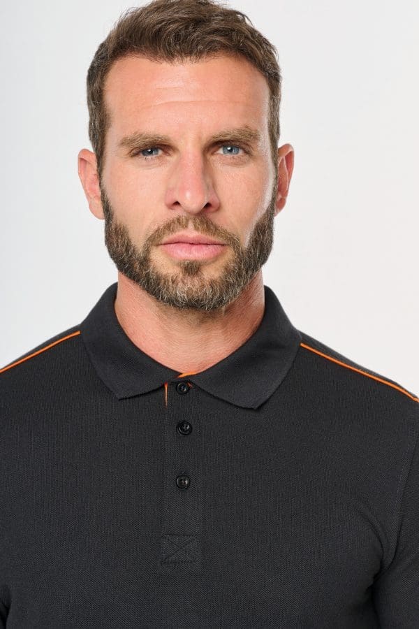 Polo Day To Day contrasté manches courtes homme – Image 10