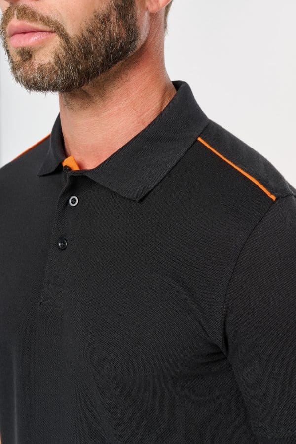 Polo Day To Day contrasté manches courtes homme – Image 9