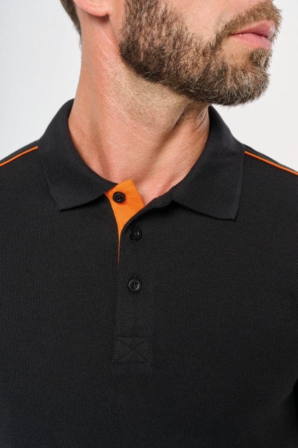 Polo Day To Day contrasté manches courtes homme – Image 12