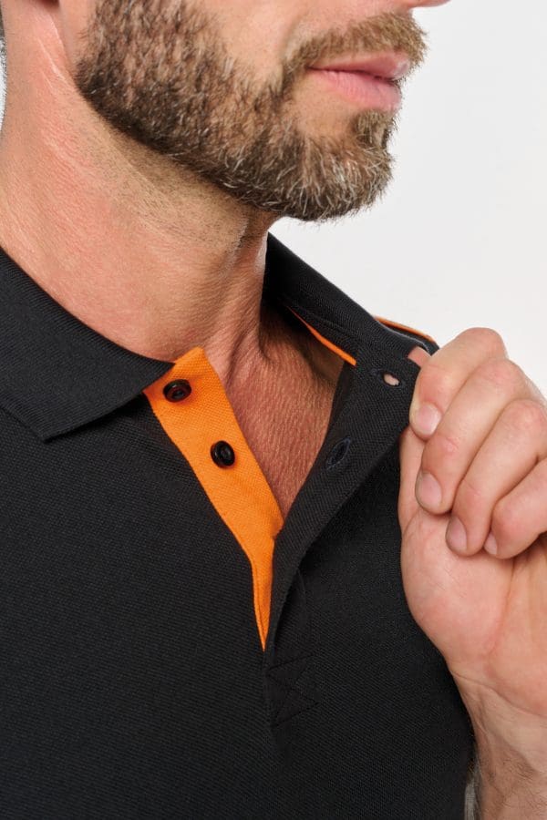 Polo Day To Day contrasté manches courtes homme – Image 14
