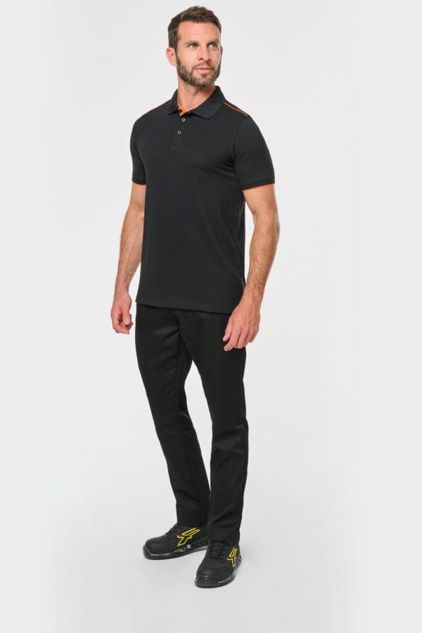 Polo Day To Day contrasté manches courtes homme – Image 6