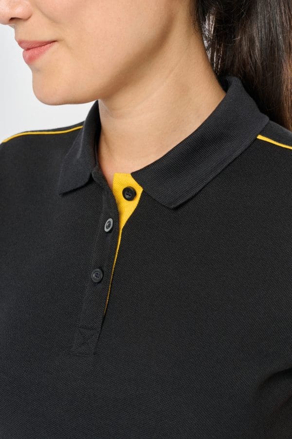 Polo Day To Day contrasté manches courtes femme – Image 9