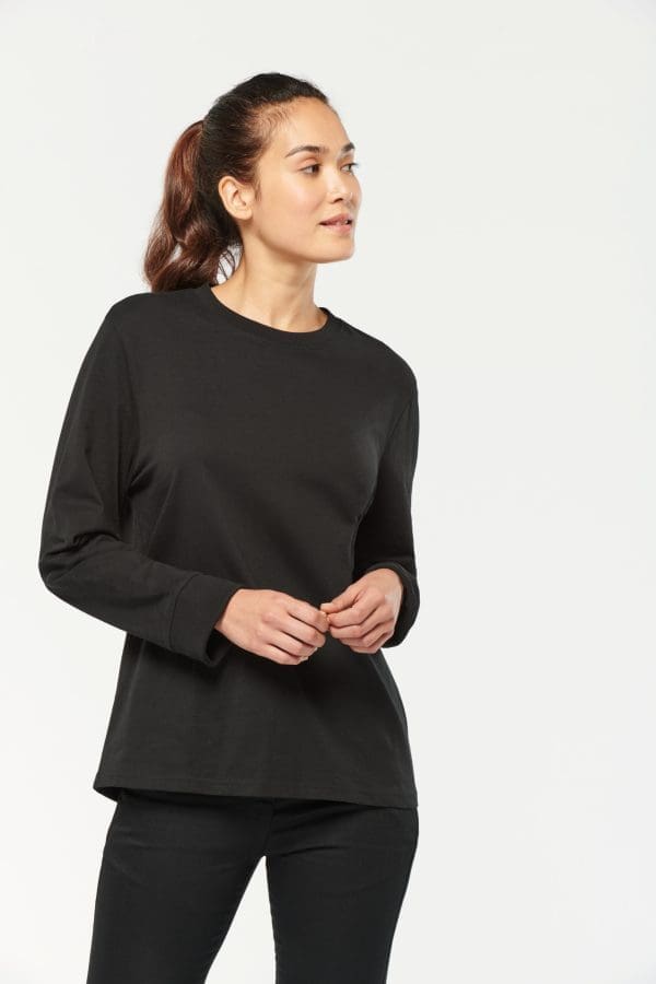 T-shirt écoresponsable manches longues unisexe – Image 9