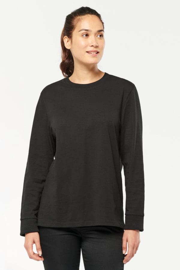 T-shirt écoresponsable manches longues unisexe – Image 10
