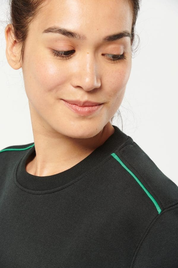 Sweat-shirt Day To Day zip poche contrastée unisexe – Image 19