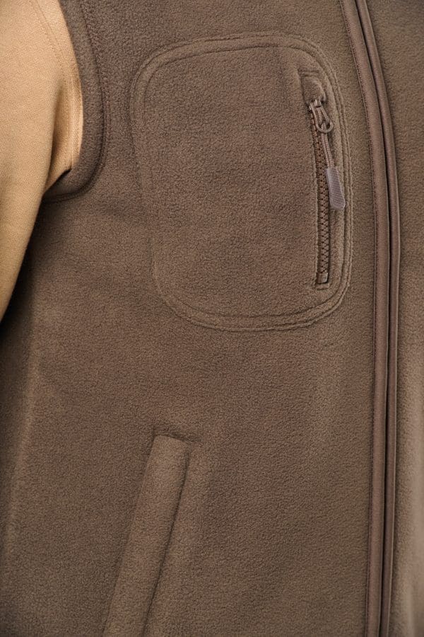 Bodywarmer polaire avec intérieur sherpa unisexe – Image 16