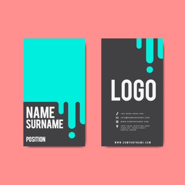 Cartes de visite 8.5x5.4 cm – Image 2