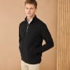 Sweat-shirt col zippé unisexe – Image 86
