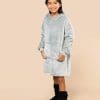 Plaid poncho enfant – Image 7