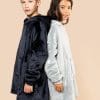 Plaid poncho enfant – Image 3