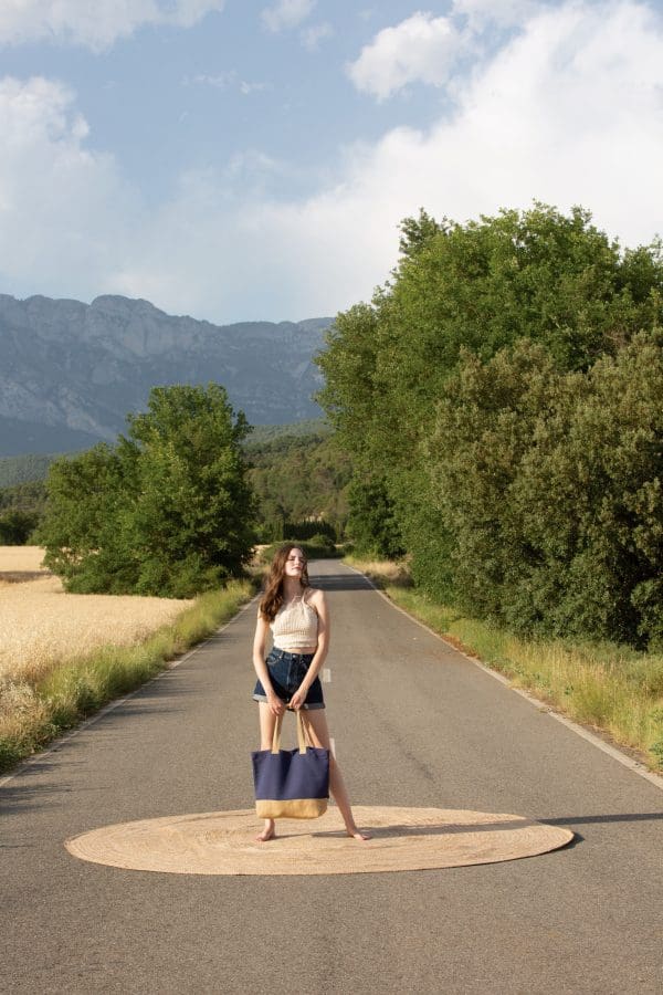 Sac de shopping fourre-tout esprit rustique – Image 5