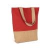 Sac shopping en coton et fils de jute contrecollée