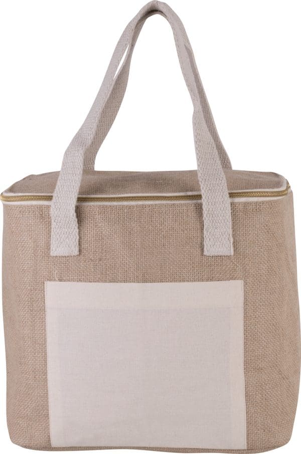 Sac isotherme en jute - modèle moyen