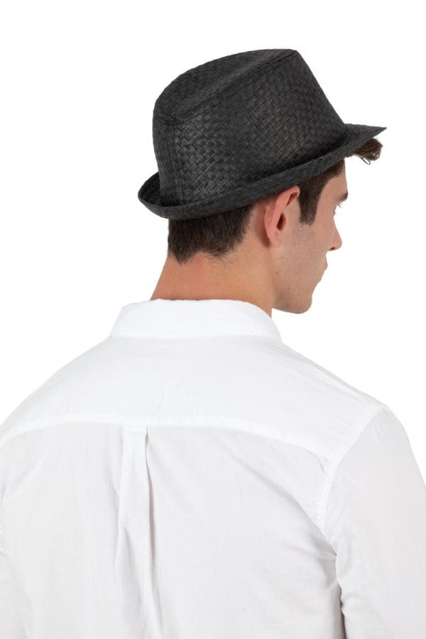 Chapeau de paille style Panama rétro – Image 6