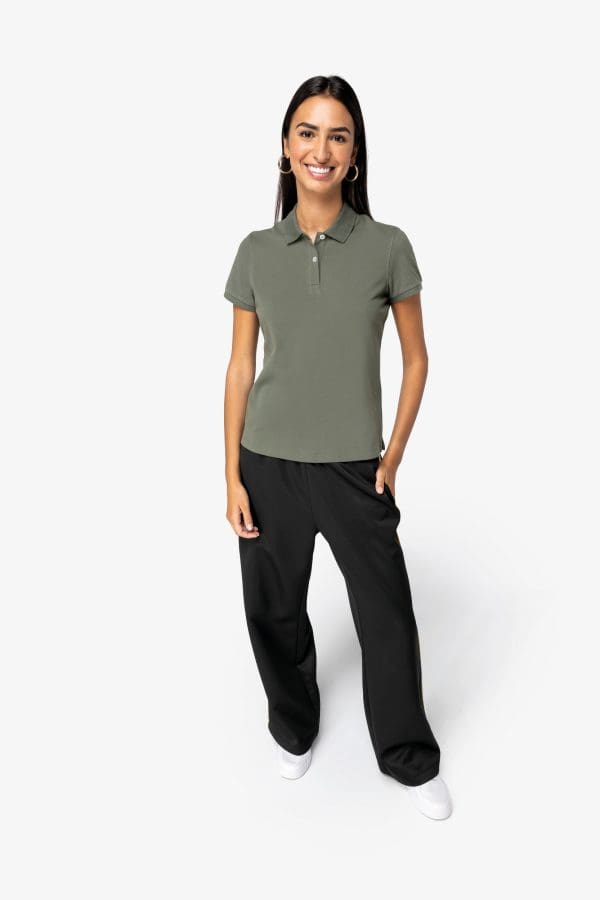 Polo écoresponsable maille piquée femme – Image 130