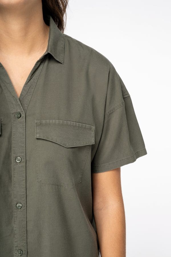 Chemise écoresponsable oversize en lyocell femme – Image 5