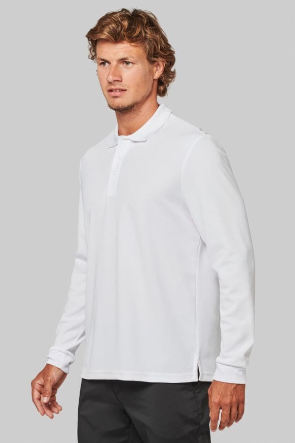 Polo manches longues Cool Plus® unisexe – Image 37