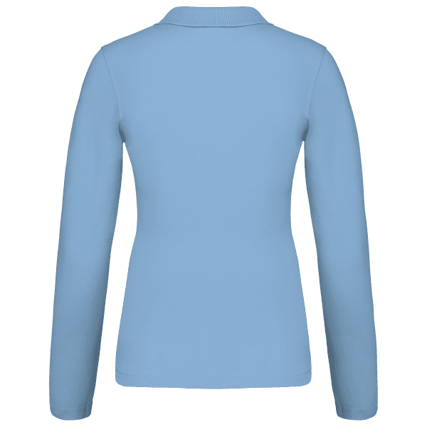 Polo piqué manches longues femme – Image 371