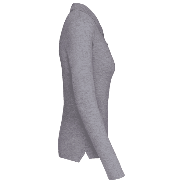 Polo piqué manches longues femme – Image 344