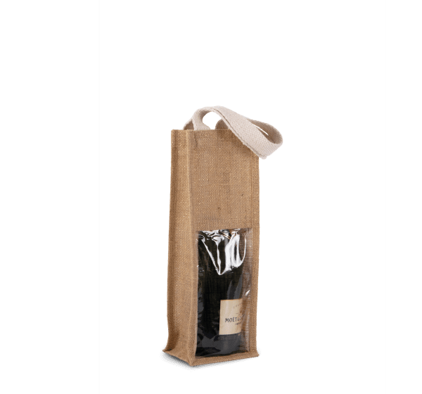 Sac porte-bouteille en jute – Image 6