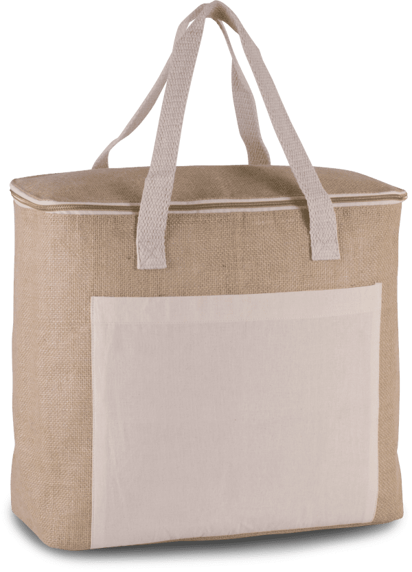 Sac isotherme en jute - grand modèle – Image 5