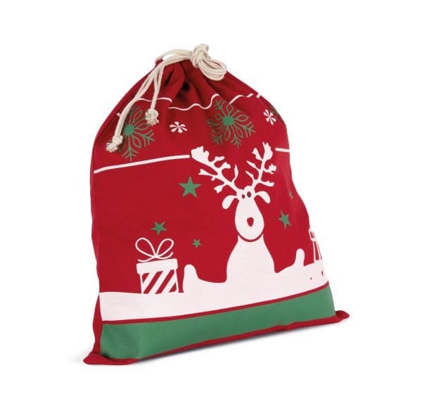 Sac avec cordon motifs de Noël – Image 5