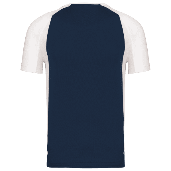 T-shirt de sport bicolore manches courtes unisexe – Image 253